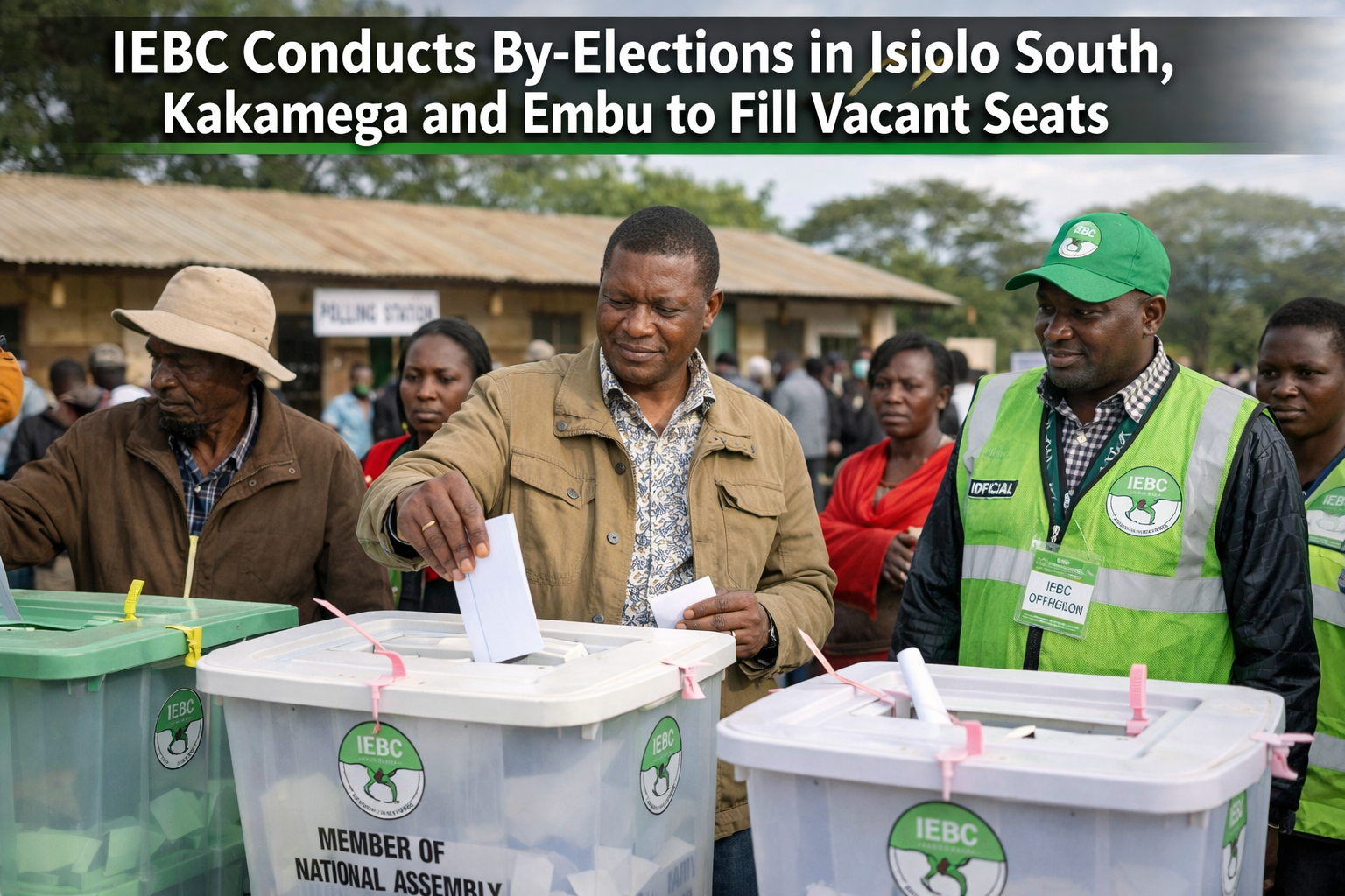 IEBC Conducts By-Elections in Isiolo South, Kakamega and Embu to Fill Vacant Seats