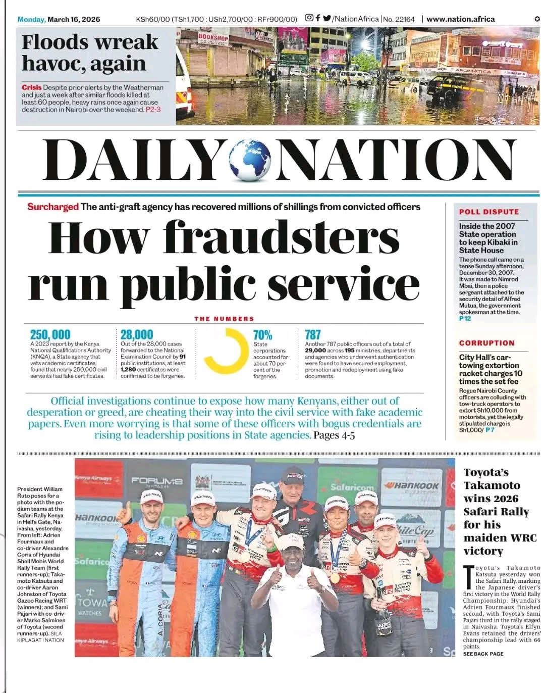 STORIES MAKING HEADLINES