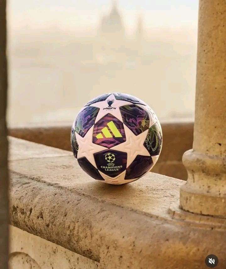 UEFA CHAMPIONS LEAGUE UNVEILS BUDAPEST-INSPIRED MATCH BALL FOR KNOCKOUT AND FINALS.