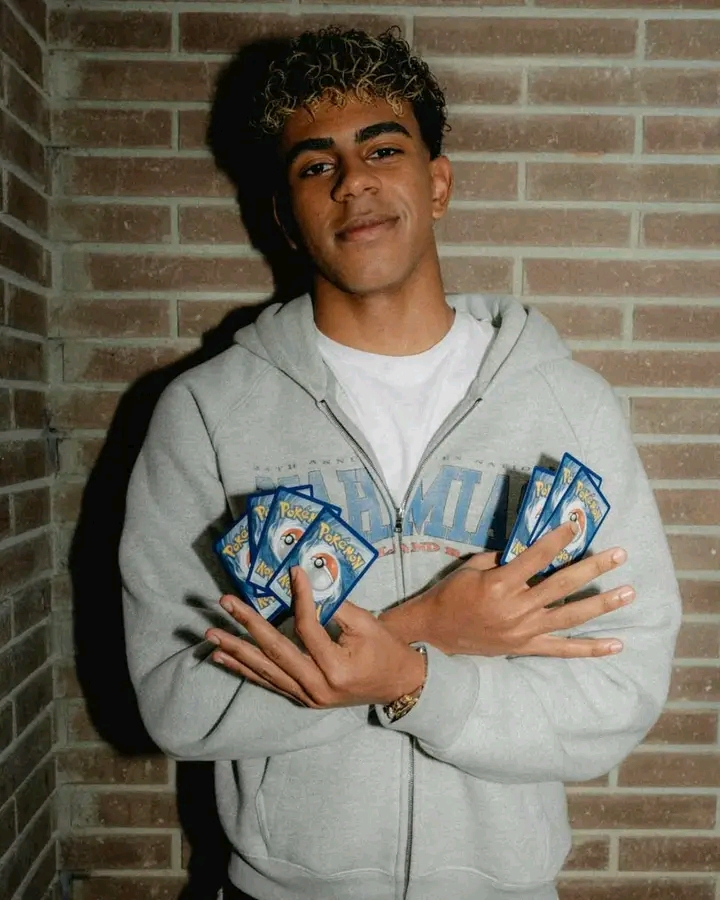 LAMINE YAMAL'S HUMBLE BEGINNINGS: FROM POKEMON CARDS TO FOOTBALL STARDOM.