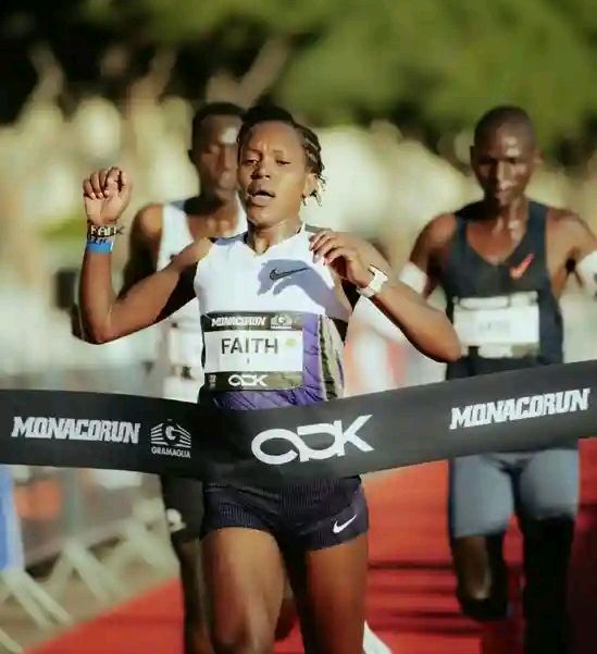 FAITH KIPYEGON BLASTS TO VICTORY IN MONACO 10KM DEBUT.