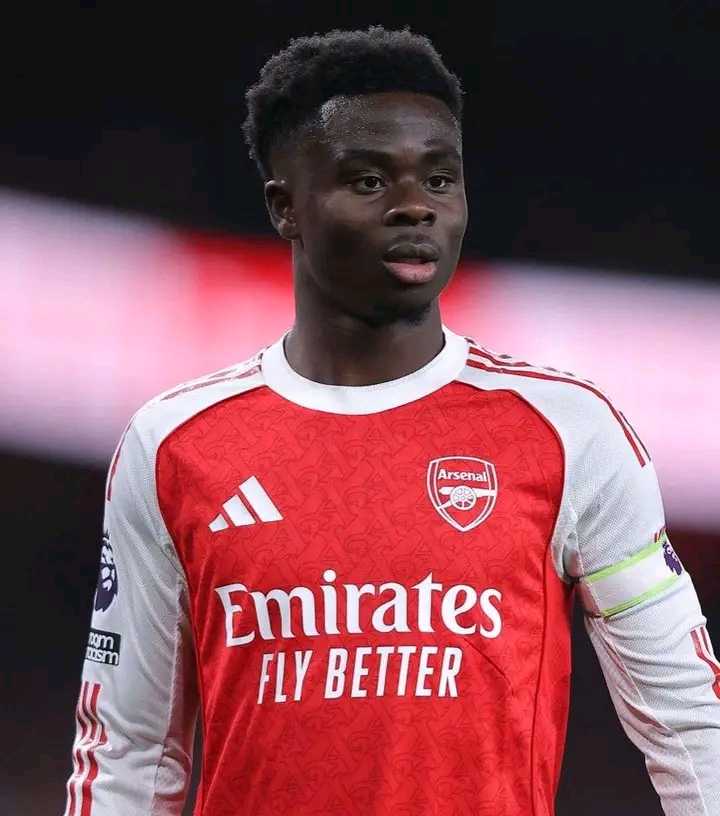 BUKAYO SAKA BECOMES ARSENAL'S HIGHEST-PAID PLAYER WITH NEW FIVE YEAR DEAL.