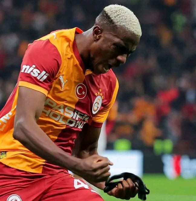 VICTOR OSIMHEN BECOMES GALATASARAY'S ALL-TIME TOP FOREIGN GOALSCORER IN UEFA CHAMPIONS LEAGUE.