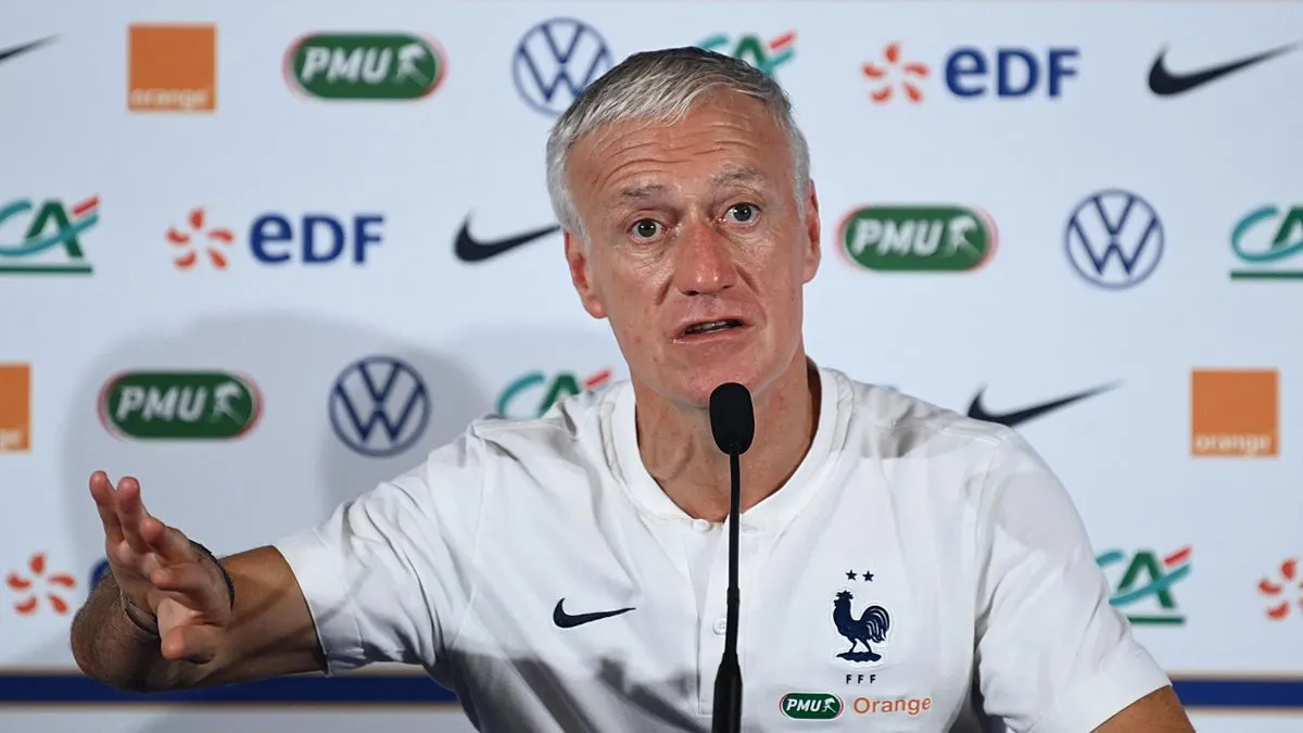 France's Saliba 'fine' after injury scare, says Deschamps