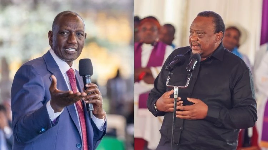 Kenyan President Ruto Accuses Uhuru Kenyatta of Supporting Opposition in Public Clash