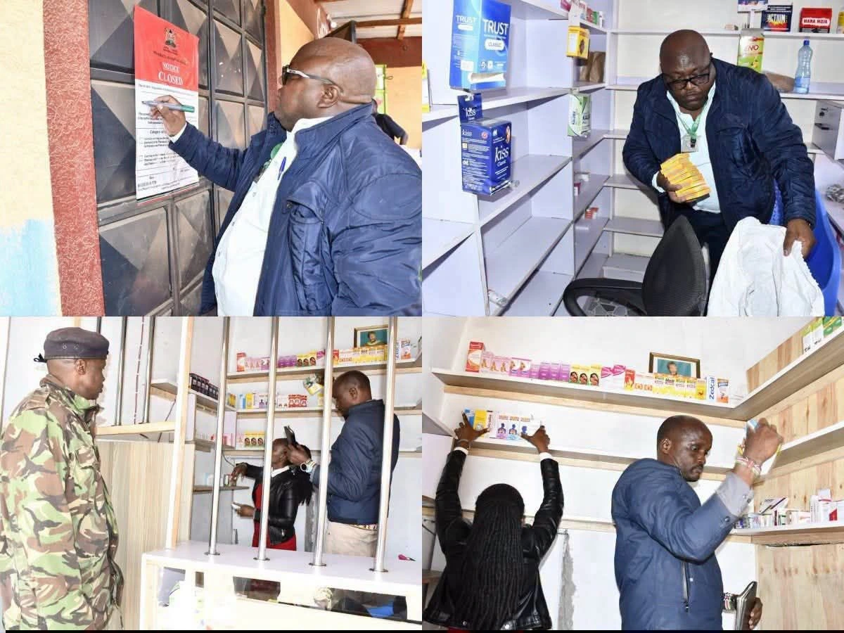 Pharmacy and Poisons Board Seizes 48 Illegal Medicine Outlets in Nairobi and Kajiado