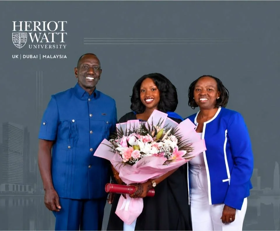 President William Ruto Celebrates Daughter Cullie Ruto's Graduation in Edinburgh