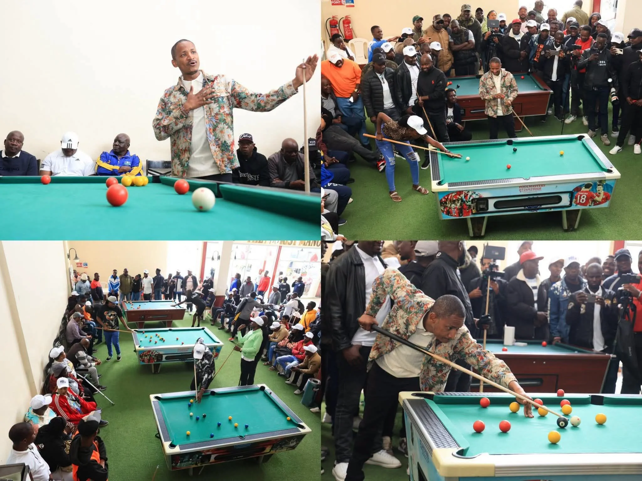 Babu Owino Launches Nairobi County Pool Championship to Promote Local Billiards Talent