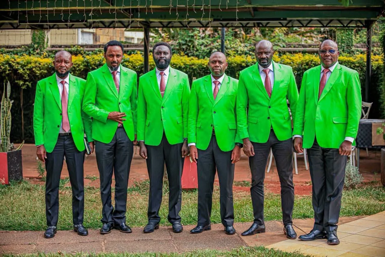 Gachagua Allies Show Political Unity with Green Coats at Parliament After Election Win