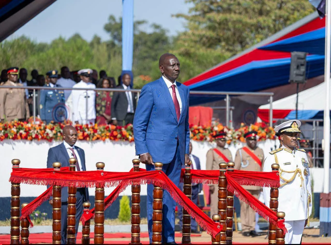 President William Ruto Presides Over Kenya Defence Forces Pass-Out Ceremony in Eldoret