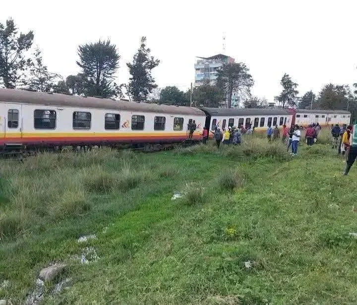 Narrow Miss: Passengers Escape Death as Kenyan Train Derails Near OlKalou Station