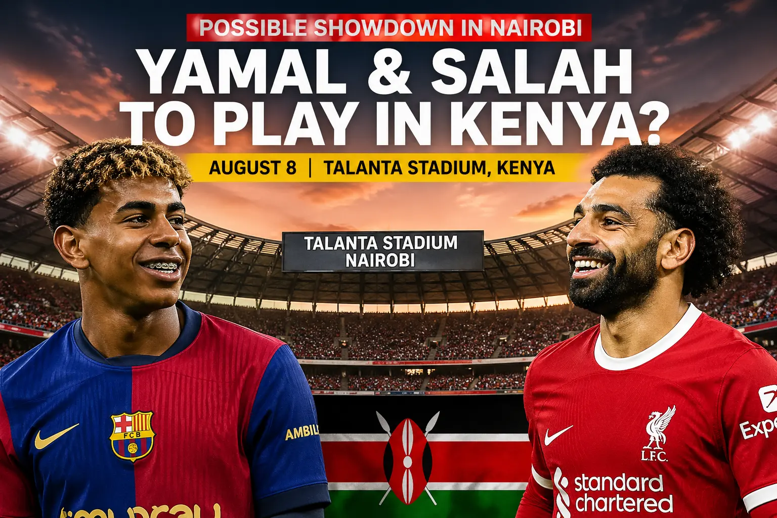 Kenya on the Football Map: Barcelona & Liverpool Plan August 8 Mega-Clash