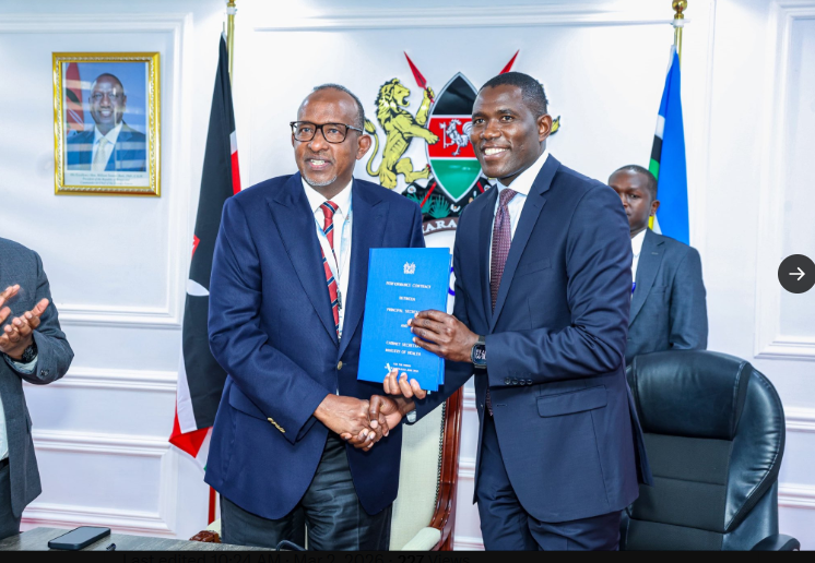 Duale Signs 2025/26 Performance Contracts, to ensure  Accountability in Health Sector.