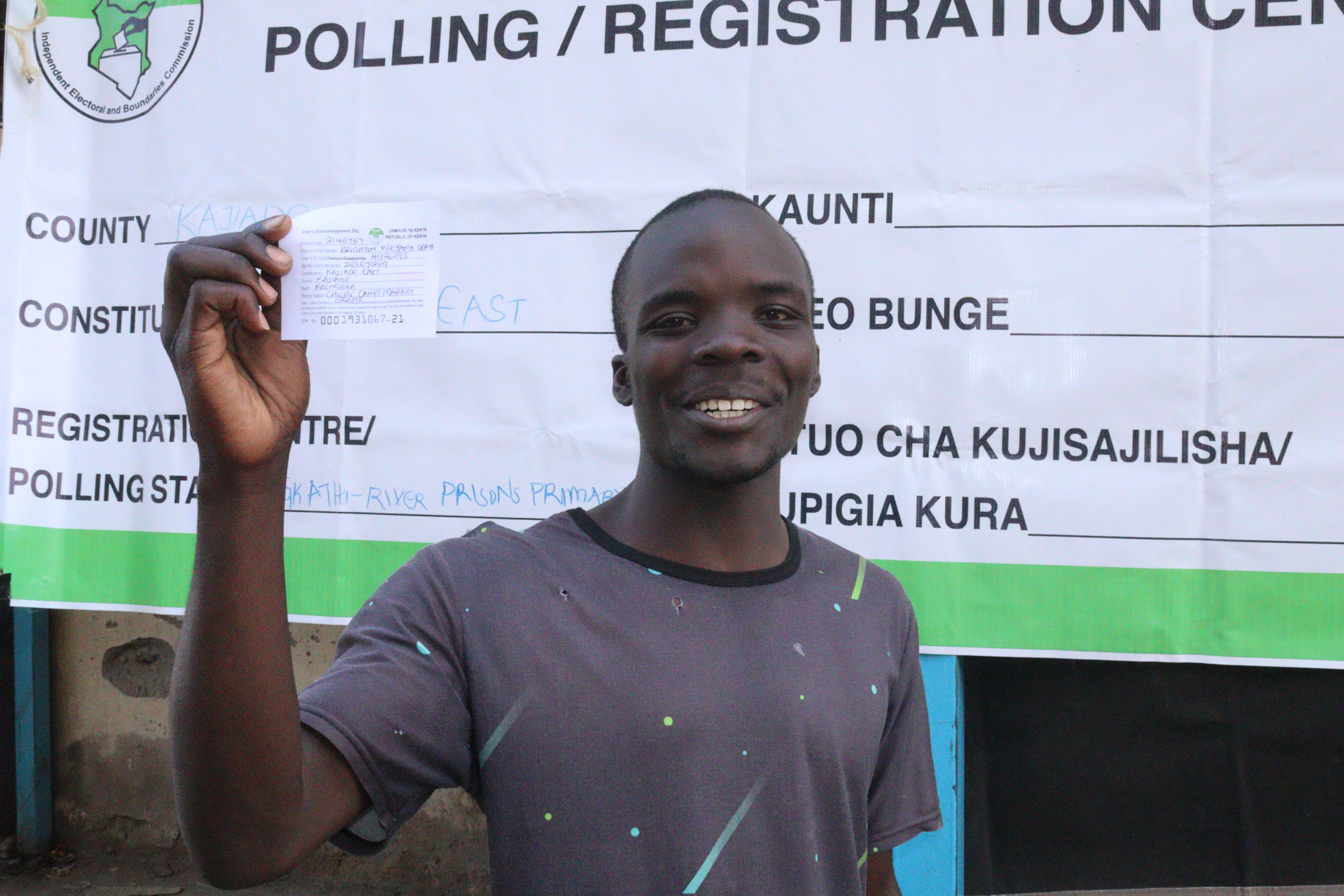Kyang’ombe residents turned up in large numbers for voter registration, sending a strong message—their voice matters, and their future counts.