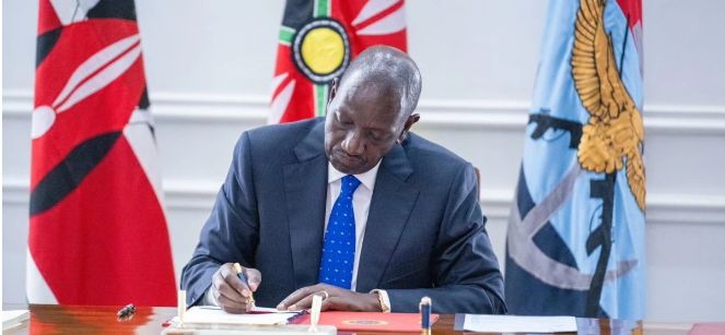 PRESIDENT RUTO SIGNS KSH.5 TRILLION NATIONAL INFRASTRUCTURE BILL INTO LAW.