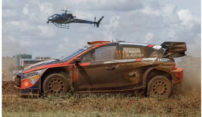 THIERRY NEUVILLE TOPS SAFARI RALLY SHAKEDOWN.