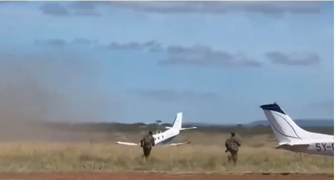 Panic As Light Aircraft Crashes During Takeoff