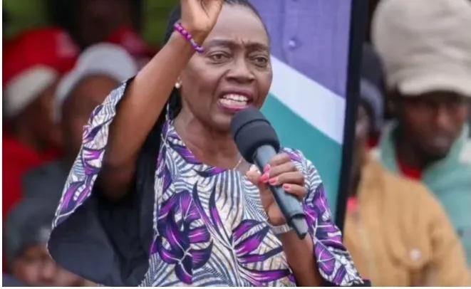 Martha Karua Blocked At Entebbe International Airport
