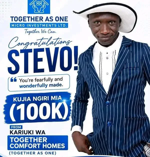 Kariuki, Comfort Homes Founder, Backs Stevo Simple Boy with KSh100,000 After Andrew Kibe's Remarks