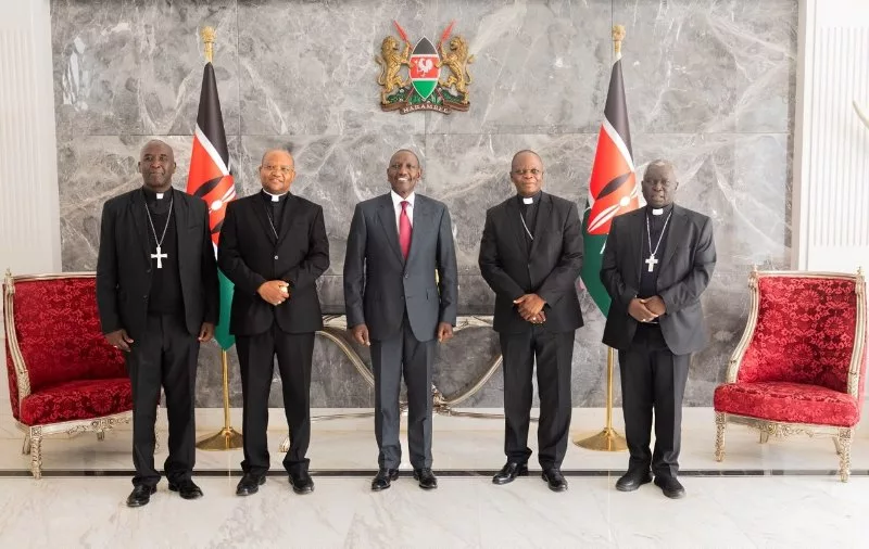 Religious Leaders and Ruto Convene at State House to Discuss National Issues