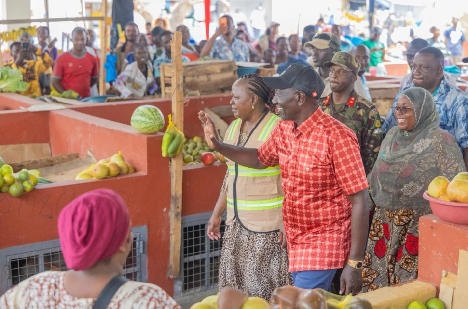 President Ruto Inaugurates Diani Modern Market in Kwale to Boost Local Commerce
