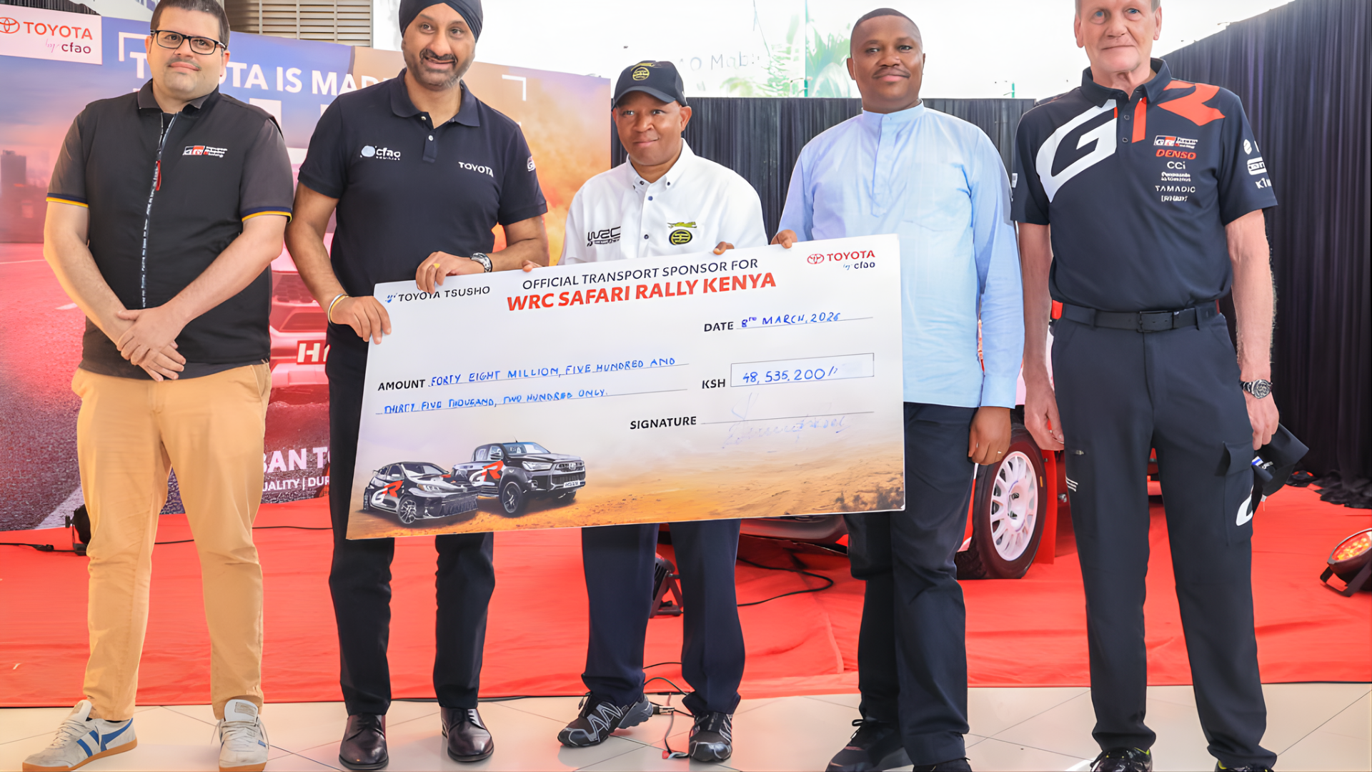 CFAO Mobility Kenya Commits KSh 48.5 Million to Safari Rally & Young Driver Development