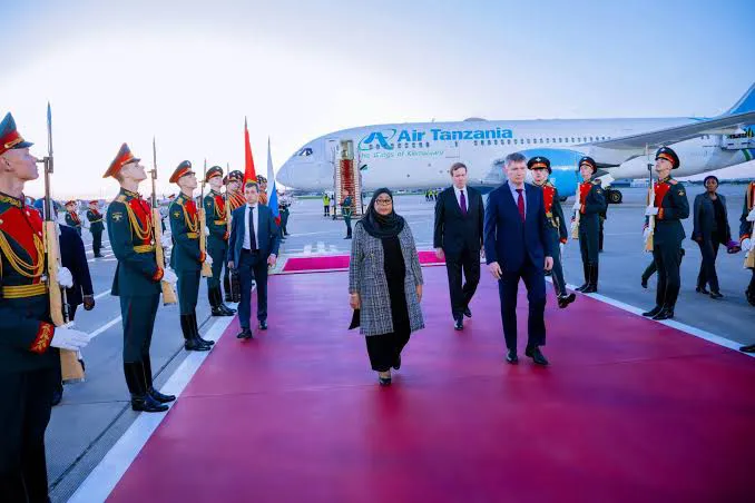 Tanzania's President Makes Historic State Visit to Russia Amid Western Tensions