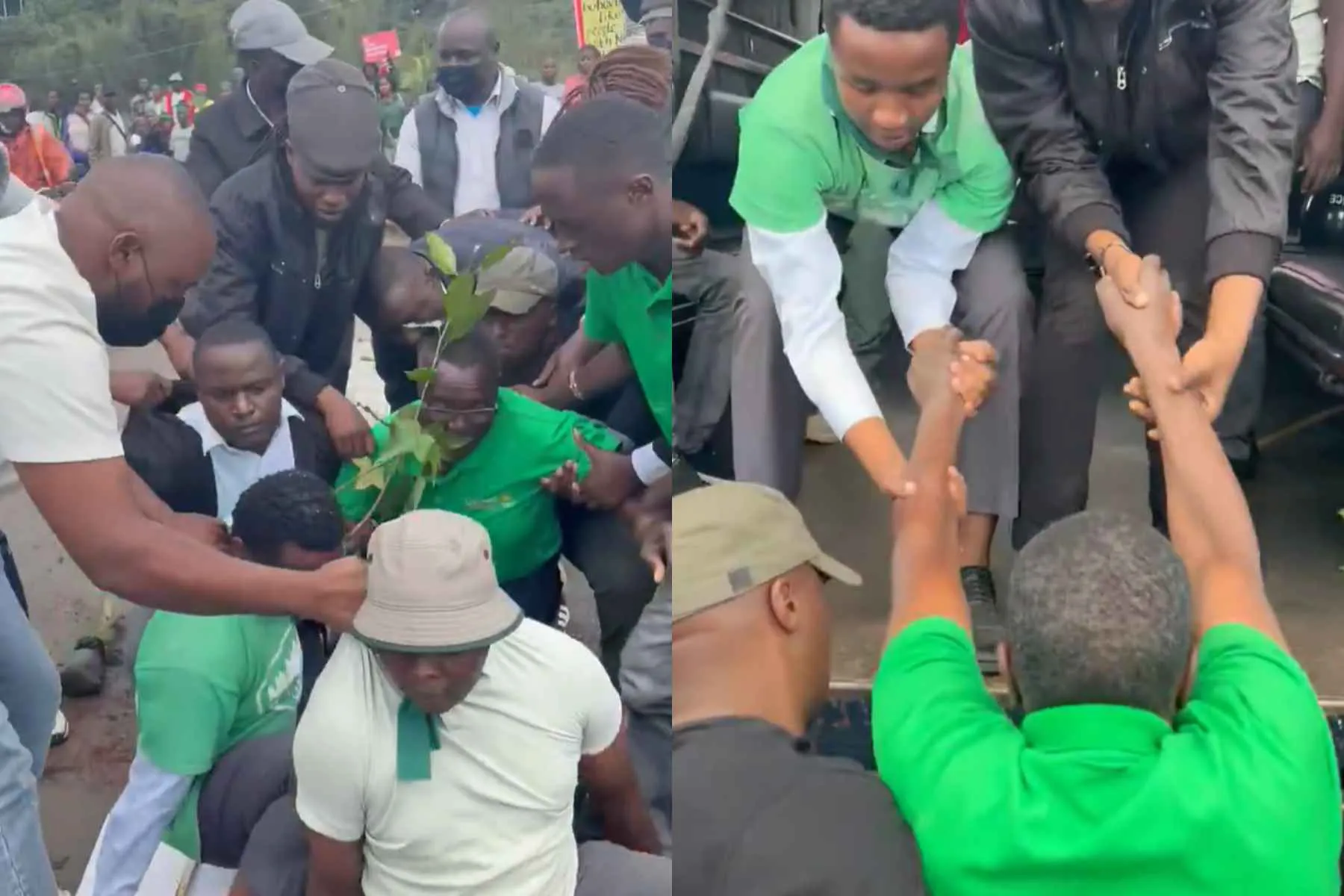 Former Chief Justice David Maraga Arrested During Nairobi National Park Protest