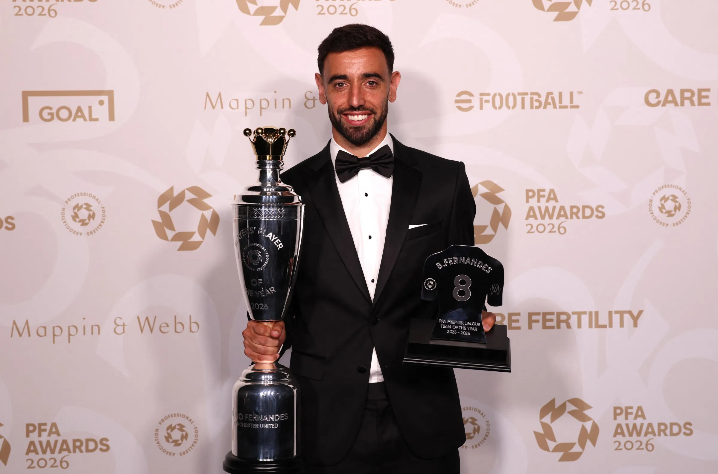 Fernandes and Shaw Clinch Top Honors at the PFA Awards 2026