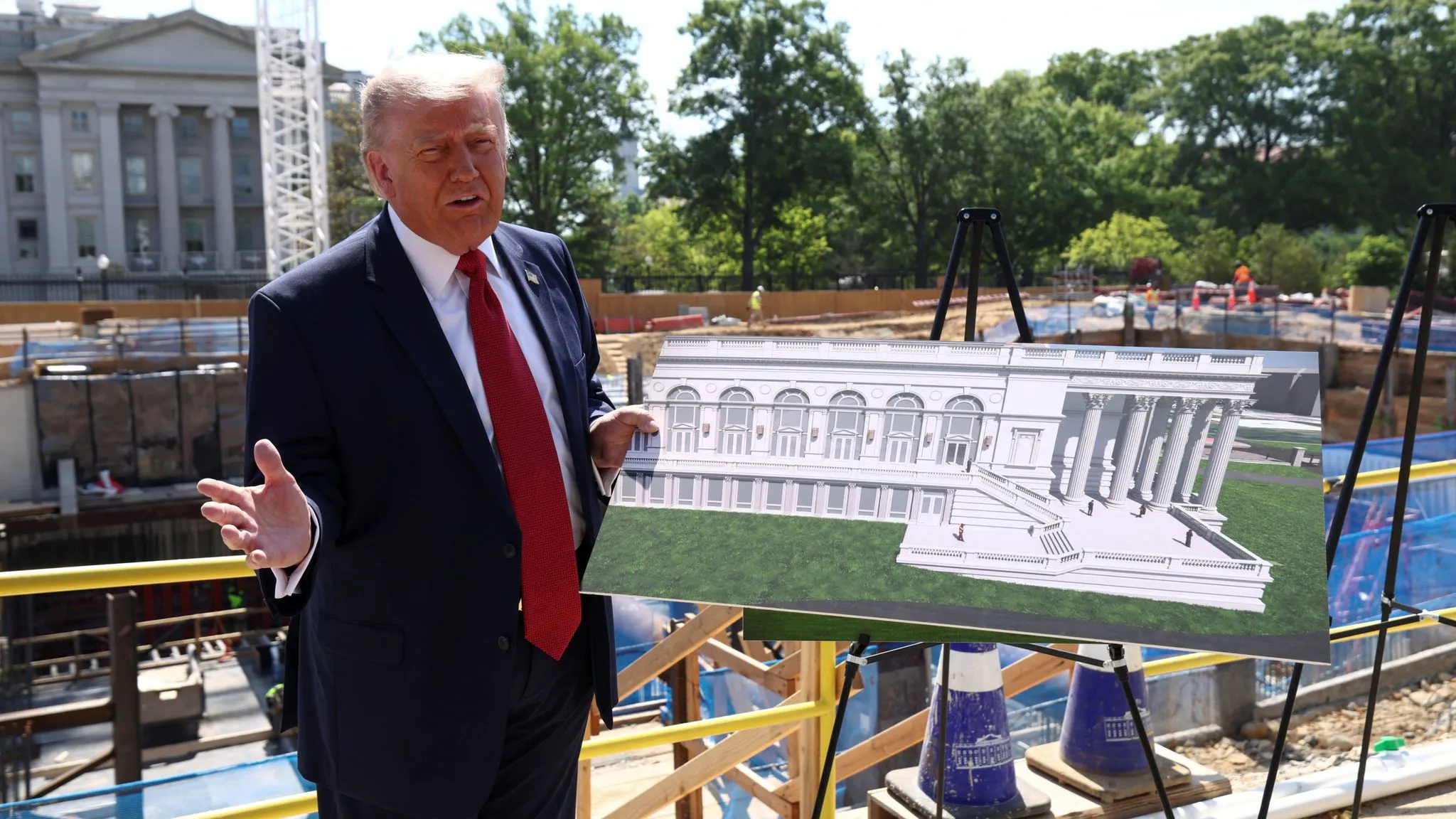 Trump Denounces Court Ruling on White House Ballroom Project Amidst Political Challenges